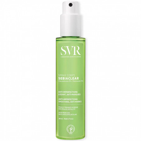 SVR Sebiaclear Spray Corps Anti-Imperfections Lissant 150 ml 3662361003853