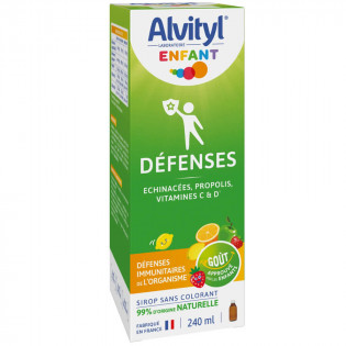 Alvityl Natural Defenses - tutti frutti taste. Syrup 240ML