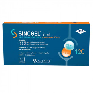 Sinogel Injection Pre-filled syringe 3 ml Osteoarthritis