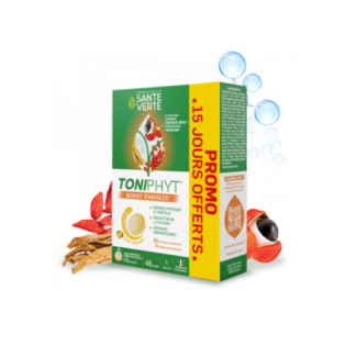 Santé Verte Toniphyt Boost Tonus and Vitality Effervescent Orange 30 tablets