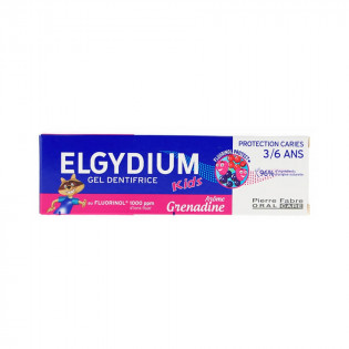 Elgydium Kids Gel Dentifrice Protection Caries 3-6 Ans 50 ml 3577056027086