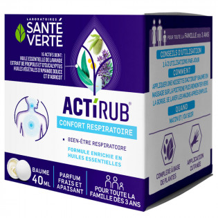 Santé Verte Actirub Chest Balm 40ml