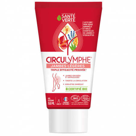 Santé Verte Circulymphe jambes légères Gel Externe Tube 150 ml 5060072733225