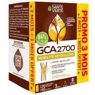 Santé Verte GCA 2700 Mobilité Articulaire 180 comprimés 3700695220086