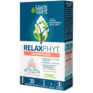 Santé Verte Relaxphyt stress et surmenage boîte 20 comprimés 5060072731566